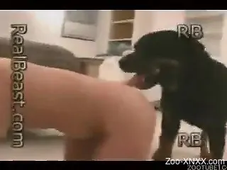 Blonde with tiny tits enjoys doggy-style pounding