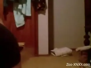Romantic love-making session with a kinky doggo